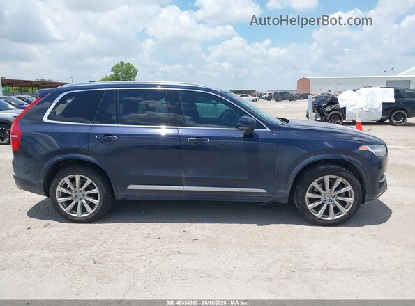 YV4A22PL7H1179120 2017 VOLVO XC90 Blue Vista interior trasera