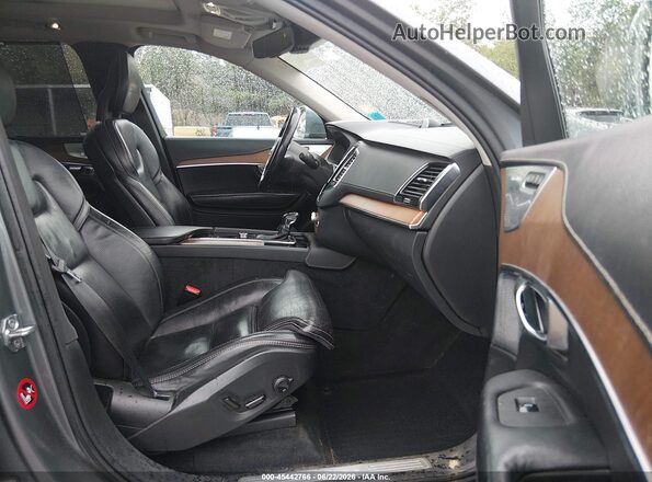 YV4A22PL7J1350020 2018 VOLVO XC90 Gray Widok wnętrza z przodu