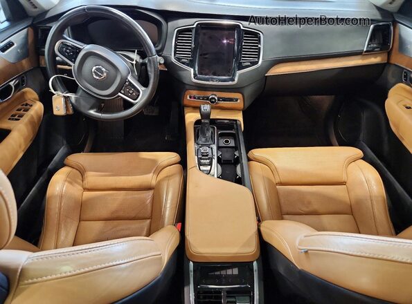YV4A22PL9G1014474 2016 VOLVO XC90 White Widok deski rozdzielczej
