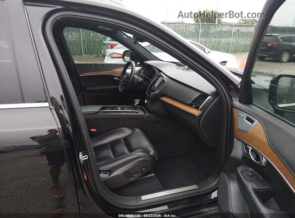 YV4A22PL9J1370043 2018 VOLVO XC90 Black VIN կոդի պիտակի տեսք
