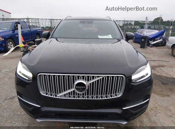 YV4A22PL9J1370043 2018 VOLVO XC90 Black Առջևի վահանակի տեսք