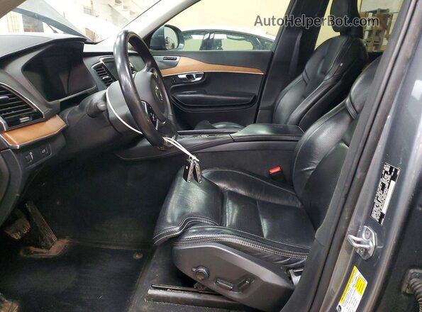 YV4A22PL9K1441369 2019 VOLVO XC90 Серебряный Вид салона спереди