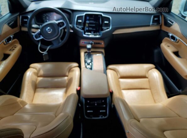 YV4A22PL9K1445874 2019 VOLVO XC90 White Dashboard view