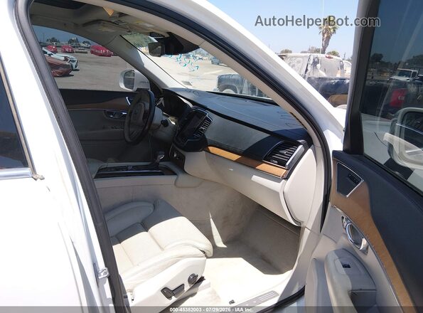 YV4A22PLXG1020736 2016 VOLVO XC90 White Vista interior delantera