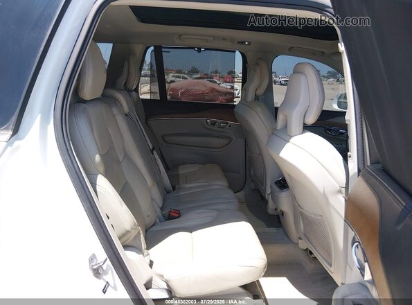 YV4A22PLXG1020736 2016 VOLVO XC90 White Vista de la etiqueta del VIN