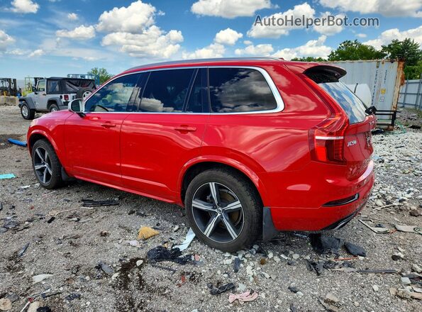 YV4A22PM7G1031671 2016 VOLVO XC90 Red Задня ліва чверть