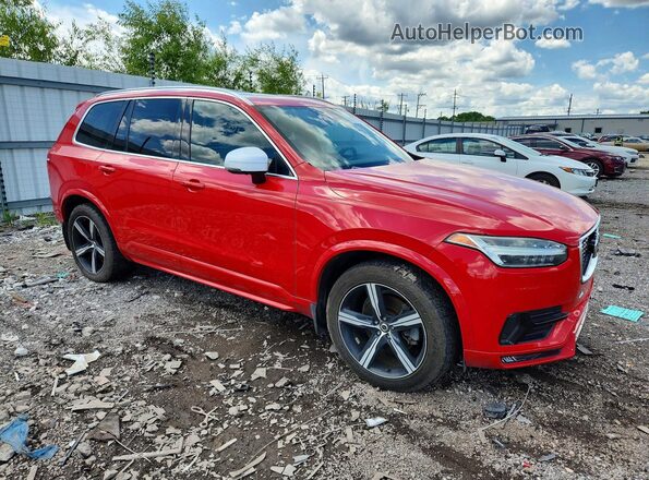 YV4A22PM7G1031671 2016 VOLVO XC90 Red Передня права чверть