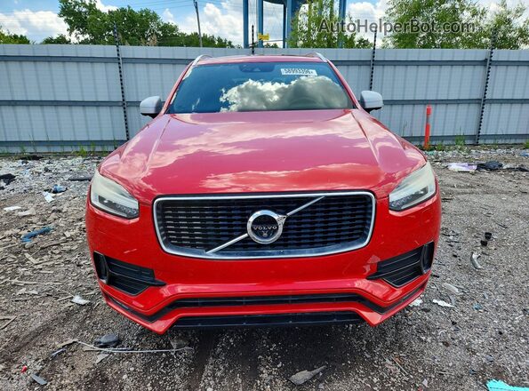 YV4A22PM7G1031671 2016 VOLVO XC90 Red Вид спереду