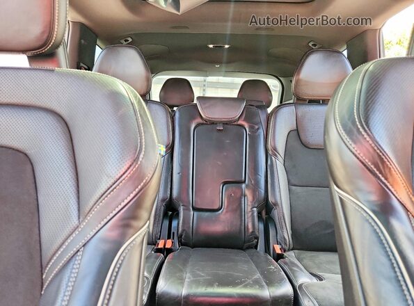 YV4A22PM7G1031671 2016 VOLVO XC90 Red Вид задніх сидінь
