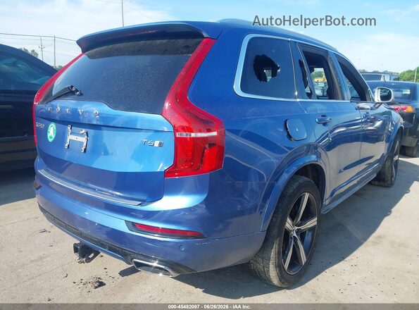 YV4A22PM7J1321092 2018 VOLVO XC90 Blue Rear right