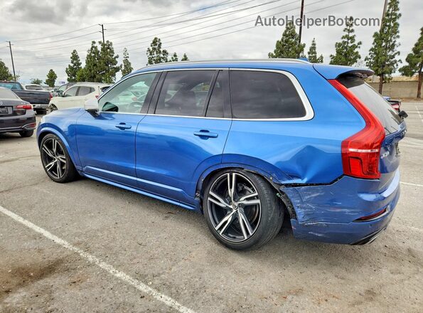 YV4A22PM9K1492153 2019 VOLVO XC90 Blue Задня ліва чверть