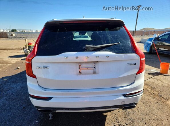 YV4A22PMXG1059190 2016 VOLVO XC90 White Widok z tyłu
