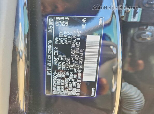 YV4AC2HK5M2431244 2021 VOLVO XC40 Black Engine compartment view