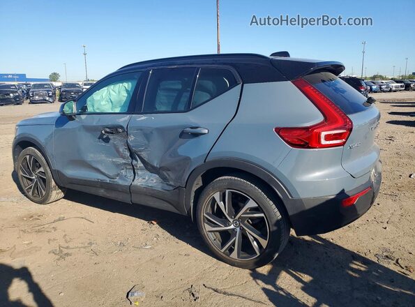 YV4AC2HM5N2780519 2022 VOLVO XC40 Синий Задняя левая четверть