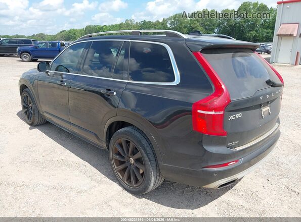 YV4BC0PK4G1091671 2016 VOLVO XC90 HYBRID Черный Задняя левая четверть