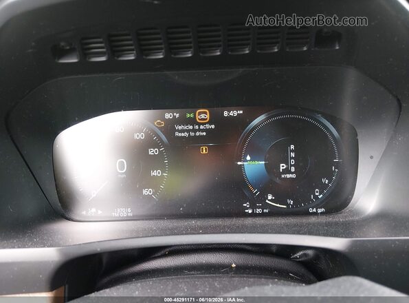 YV4BC0PL1G1093838 2016 VOLVO XC90 HYBRID Gray Հետևի նստատեղերի տեսք