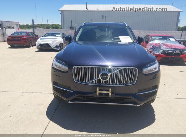 YV4BC0PL1H1126810 2017 VOLVO XC90 HYBRID Purple Вид щитка приладів