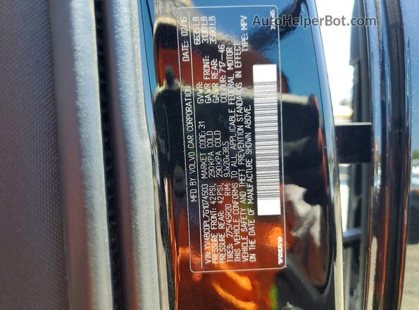 YV4BC0PL7G1074503 2016 VOLVO XC90 Черный Вид подкапотного пространства