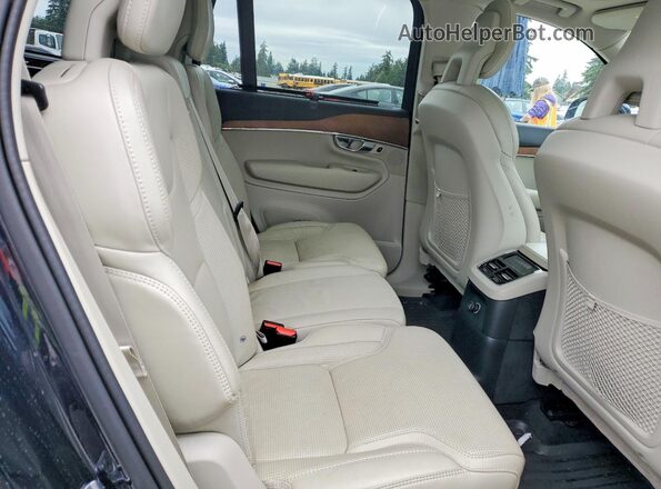 YV4BC0PL7H1170987 2017 VOLVO XC90 Black Rear seats view