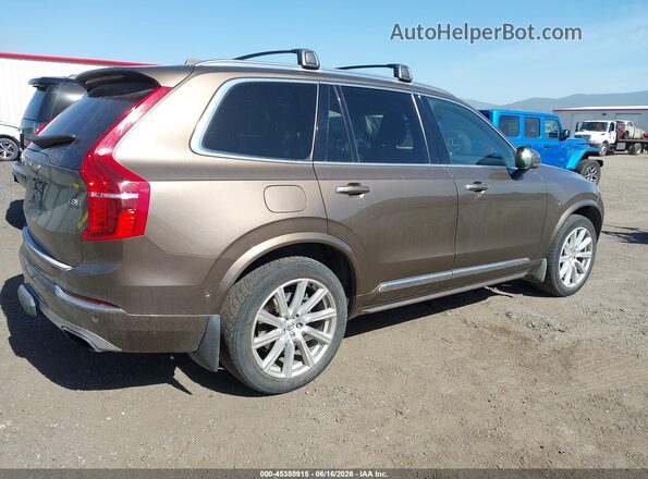 YV4BC0PLXG1052611 2016 VOLVO XC90 HYBRID Brown Rear right