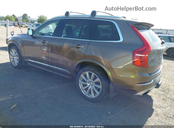 YV4BC0PLXG1052611 2016 VOLVO XC90 HYBRID Brown Rear left