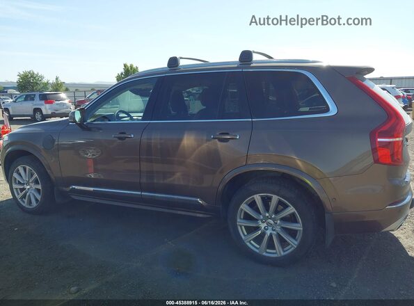 YV4BC0PLXG1052611 2016 VOLVO XC90 HYBRID Brown 360 interior view