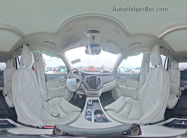 YV4BR00L5M1703230 2021 VOLVO XC90 Silver Widok naklejki z numerem VIN