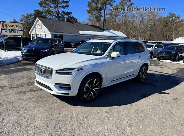 YV4BR0CK7M1700459 2021 VOLVO XC90 Белый Задняя левая четверть