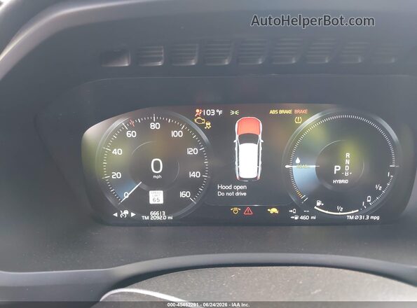 YV4BR0CK9M1760825 2021 VOLVO XC90 RECHARGE PLUG-IN HYBRID Black Widok tylnych siedzeń