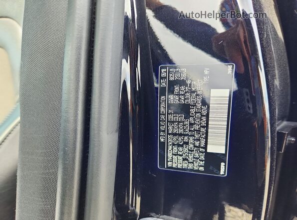 YV4BR0CM4K1426135 2019 VOLVO XC90 Black Widok wnętrza 360 stopni