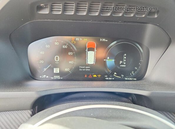 YV4BR0CM4K1426135 2019 VOLVO XC90 Black Widok zestawu wskaźników