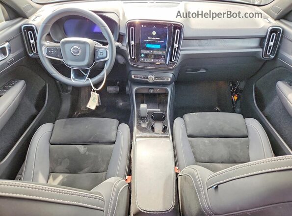 YV4ED3GL2P2064595 2023 VOLVO C40 Black Widok deski rozdzielczej