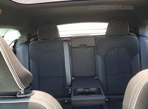 YV4ED3GL5P2063747 2023 VOLVO C40 Gray უკანა სავარძლების ხედი