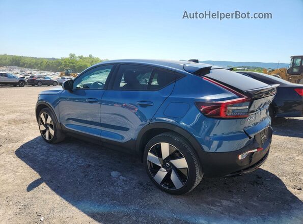 YV4ED3GM1P2039390 2023 VOLVO C40 Синий Задняя левая четверть