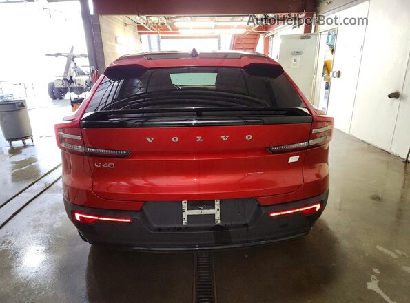 YV4ED3GM9P2044756 2023 VOLVO C40 Red Vista trasera