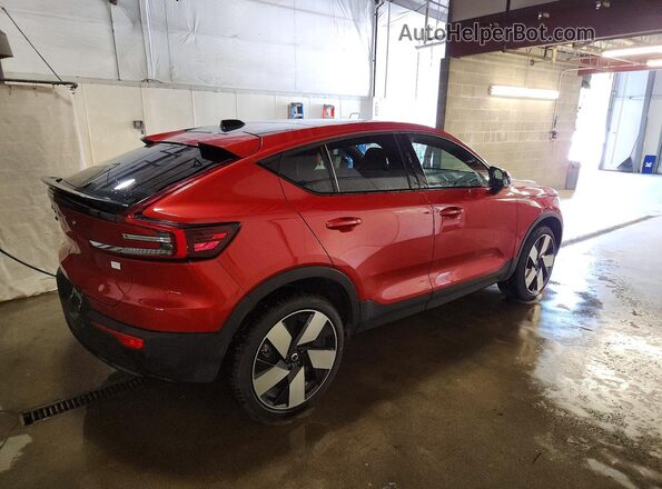 YV4ED3GM9P2044756 2023 VOLVO C40 Red Trasero derecho