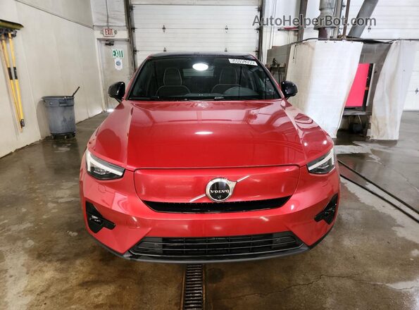 YV4ED3GM9P2044756 2023 VOLVO C40 Red Vista interior de 360 grados