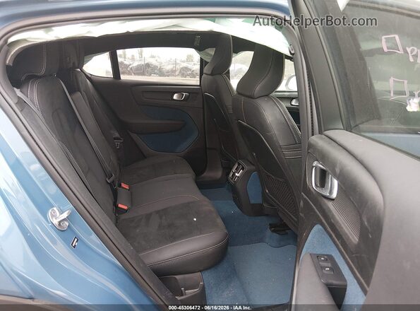 YV4ED3GM9P2049682 2023 VOLVO C40 RECHARGE PURE ELECTRIC Синий Вид наклейки с VIN-кодом