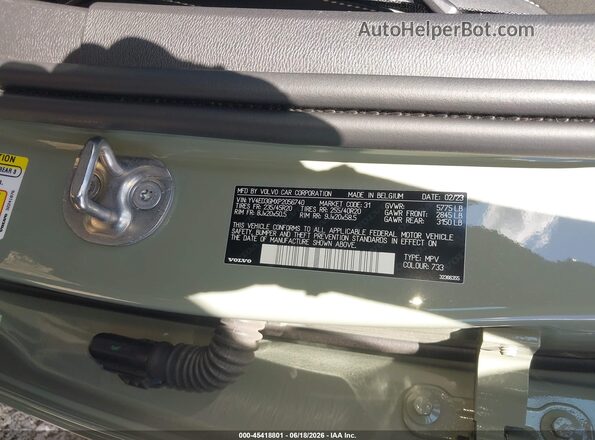 YV4ED3GMXP2056740 2023 VOLVO C40 RECHARGE PURE ELECTRIC Gray Շարժիչի բաժամունքի տեսք