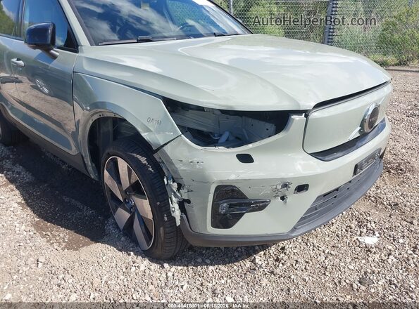 YV4ED3GMXP2056740 2023 VOLVO C40 RECHARGE PURE ELECTRIC Gray Դիմացի տեսք