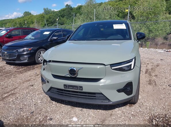 YV4ED3GMXP2056740 2023 VOLVO C40 RECHARGE PURE ELECTRIC Gray Սարքավորումների վահանակի տեսք