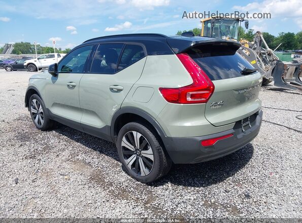 YV4ED3UL3P2052721 2023 VOLVO XC40 RECHARGE PURE ELECTRIC Green უკანა მარცხენა