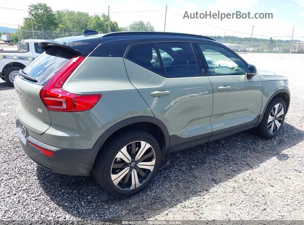 YV4ED3UL3P2052721 2023 VOLVO XC40 RECHARGE PURE ELECTRIC Green უკანა მარჯვენა
