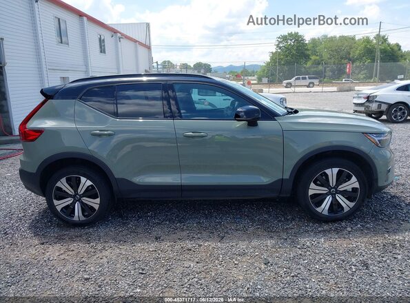 YV4ED3UL3P2052721 2023 VOLVO XC40 RECHARGE PURE ELECTRIC Green უკანა სალონის ხედი
