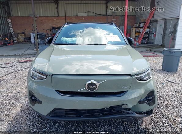 YV4ED3UL3P2052721 2023 VOLVO XC40 RECHARGE PURE ELECTRIC Green ხელსაწყოთა პანელის ხედი