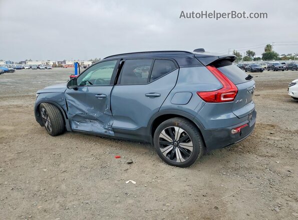 YV4ED3UL8P2076156 2023 VOLVO XC40 Gray Trasero izquierdo