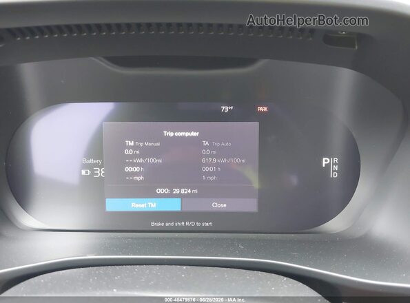 YV4ED3UMXP2038792 2023 VOLVO XC40 RECHARGE PURE ELECTRIC Green Вид задніх сидінь