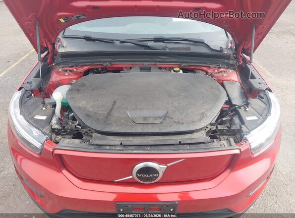 YV4ED3UR0M2554456 2021 VOLVO XC40 RECHARGE PURE ELECTRIC Orange Vista trasera