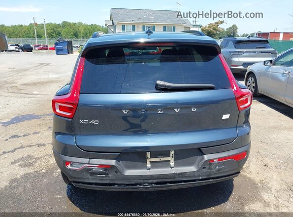 YV4ED3UR3N2705159 2022 VOLVO XC40 RECHARGE PURE ELECTRIC Navy Դիմացի տեսք