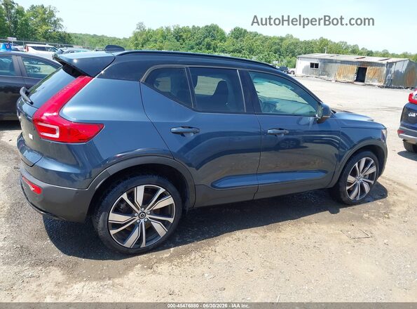 YV4ED3UR3N2705159 2022 VOLVO XC40 RECHARGE PURE ELECTRIC Navy Սալոնի 360 աստիճան տեսք